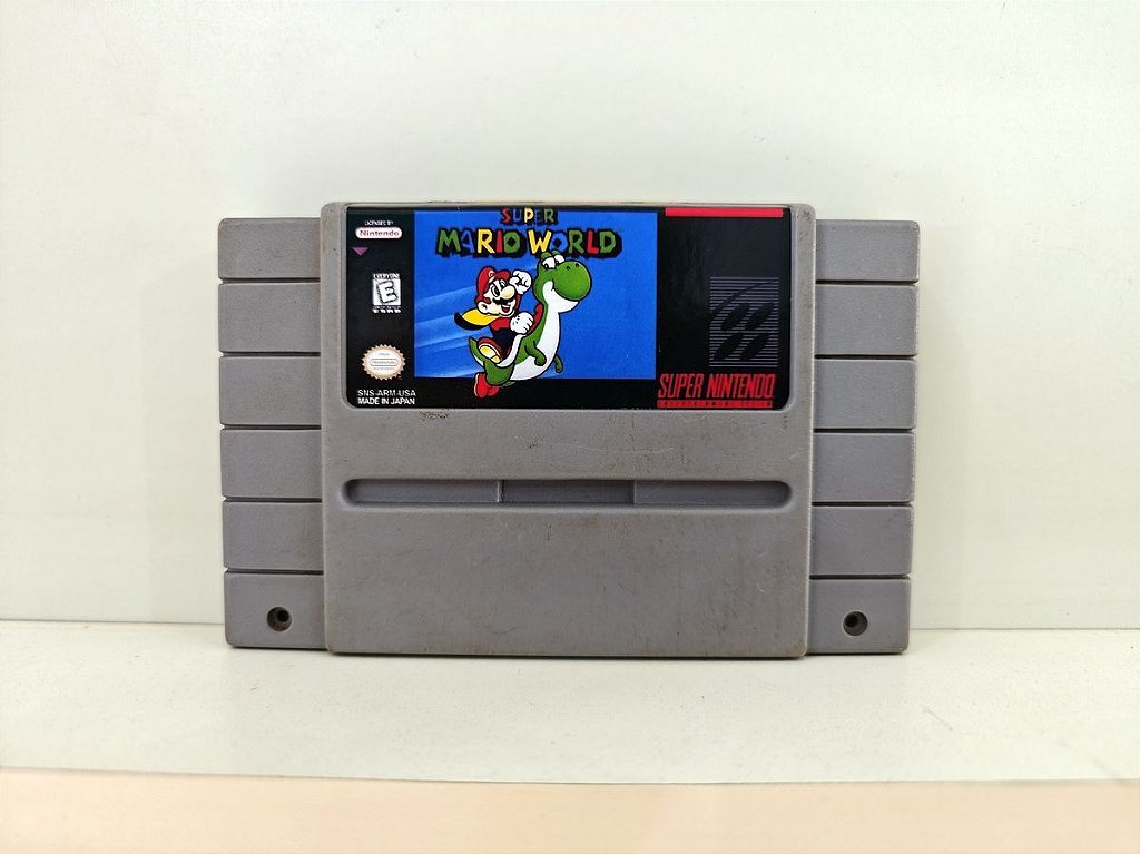 Cartucho Super Mario World Super Nintendo - Paralelo Seminovo