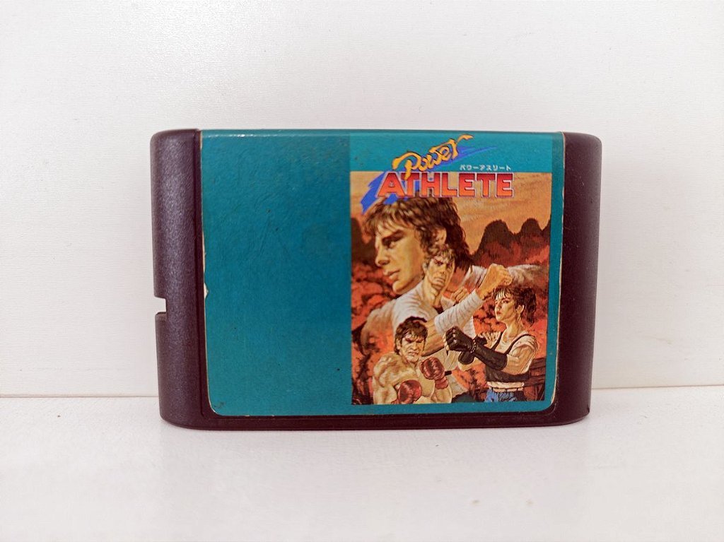 Cartucho Power Athlete Mega Drive - Seminovo - Paralelo