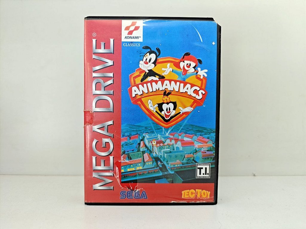 Cartucho Animaniacs - Seminovo - Original com Caixa