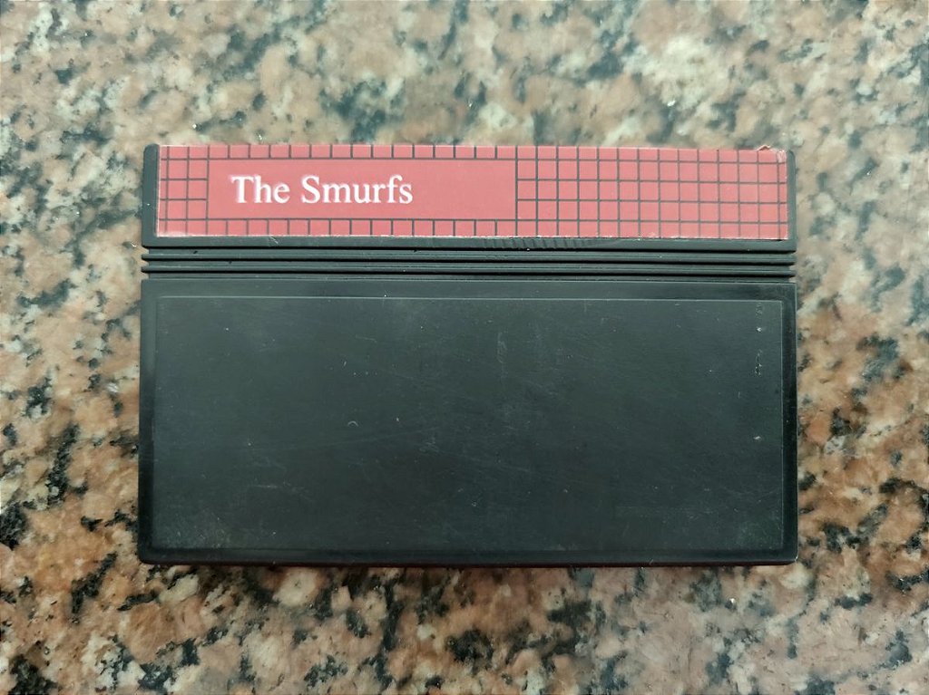 Cartucho The Smurfs Master System - Seminovo - Original