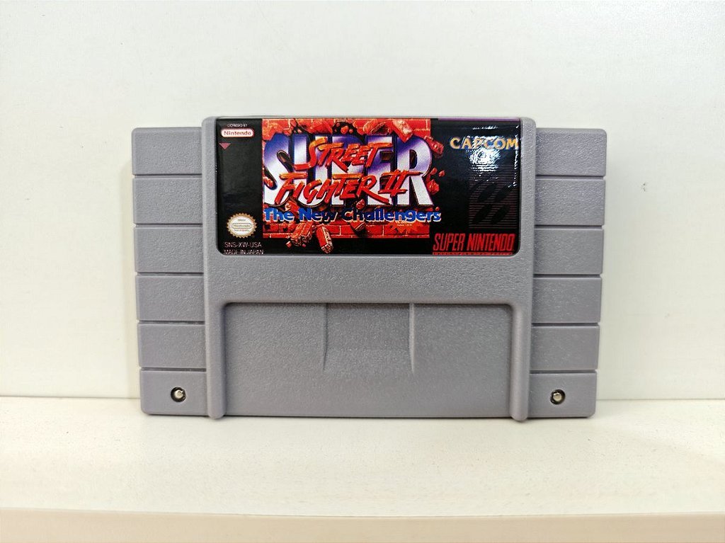 Cartucho Super Street Fighter 2 - Repro Super Nintendo - Novo