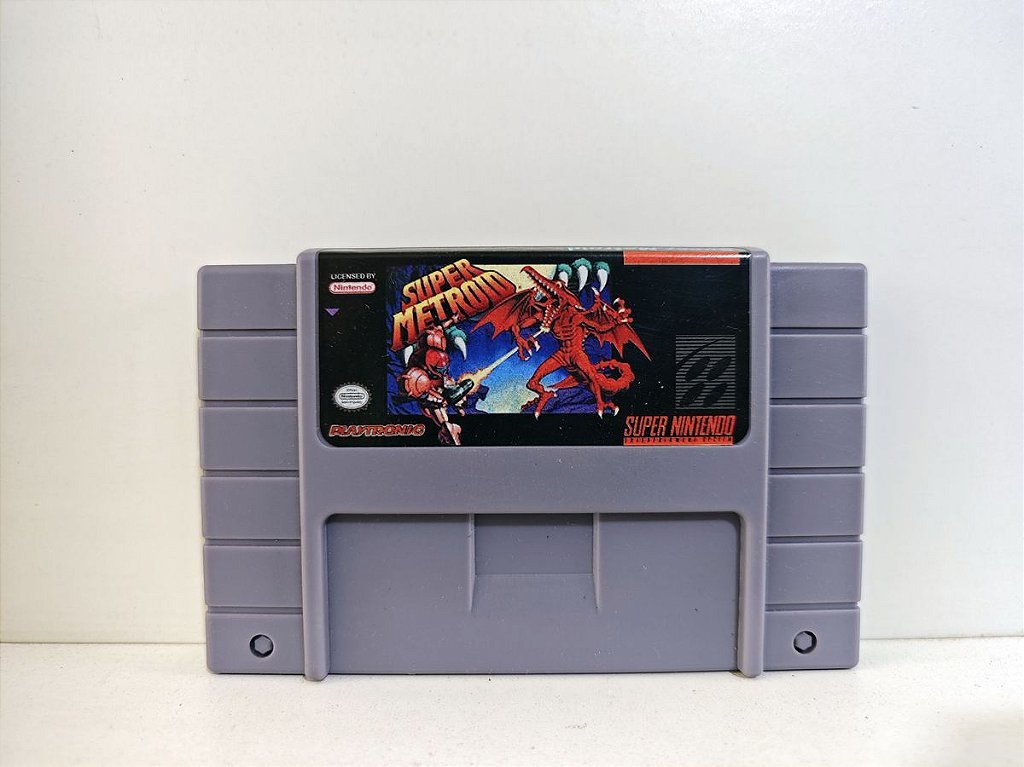Cartucho Super Metroid - Super Nintendo - Repro Novo
