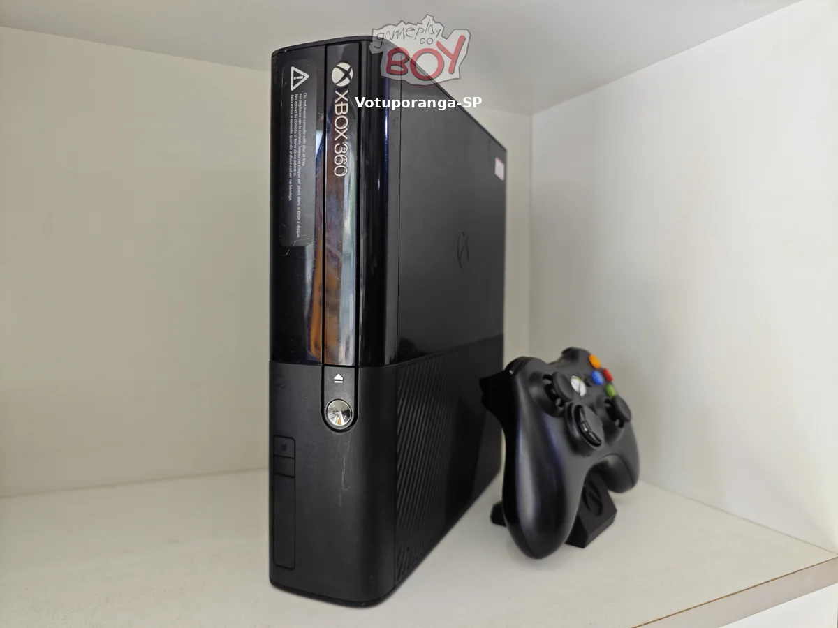 Xbox 360 Super Slim 2015 Desbloqueio LTU + Exploit Com 20 Jogos + 4500 Retrô