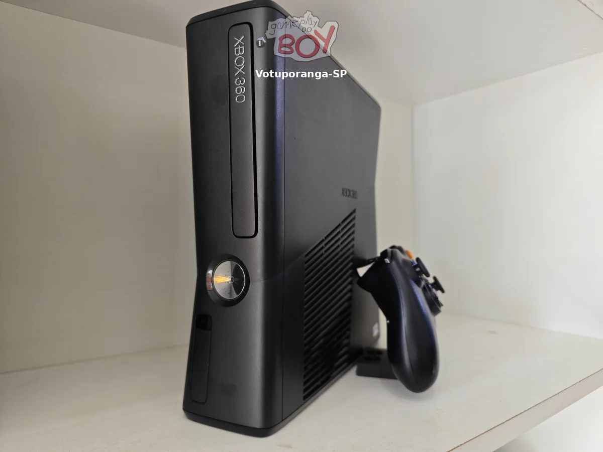 Xbox 360 Slim RGH 3 e LT 3 Com 37 Jogos + 4500 Jogos Retrô