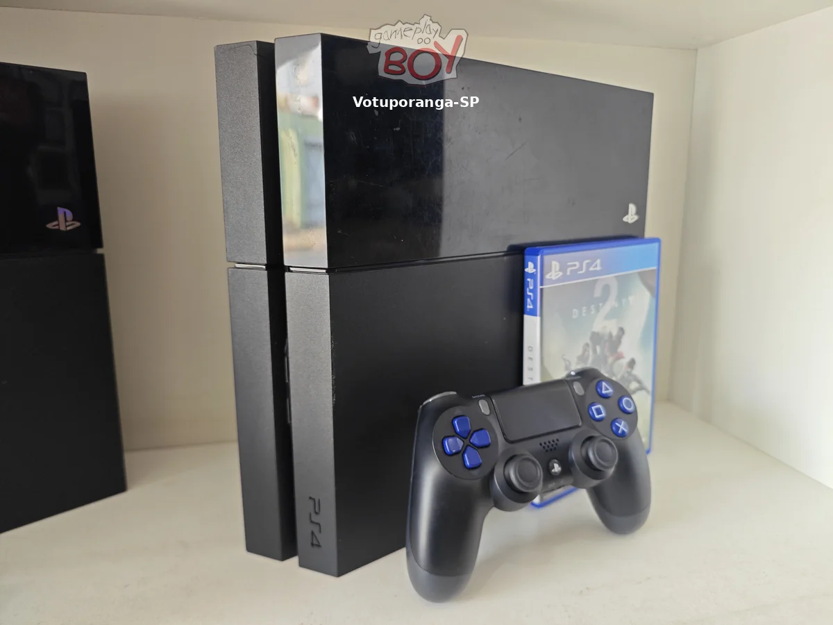 Playstation 4 Fat 500gb Com 1 Jogo Seminovo
