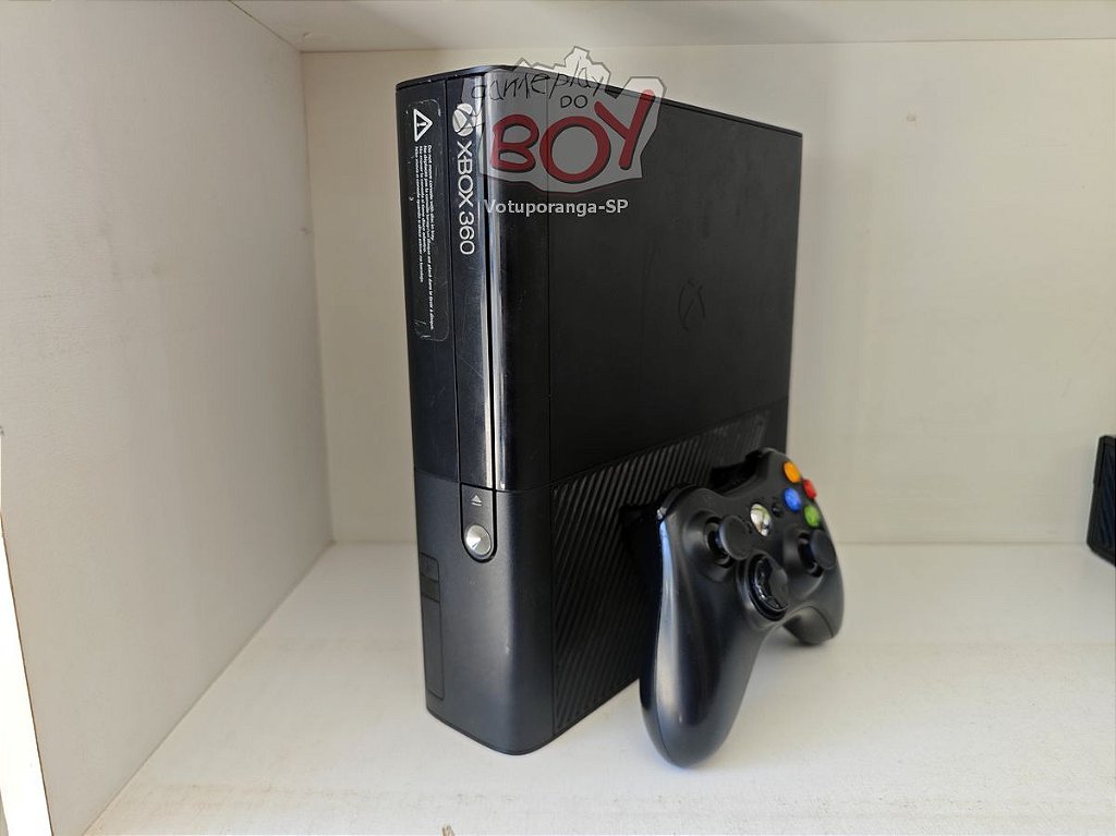 Xbox 360 Super Slim 2015 Desbloqueio LTU + Exploit Com 20 Jogos + 4500 Retrô