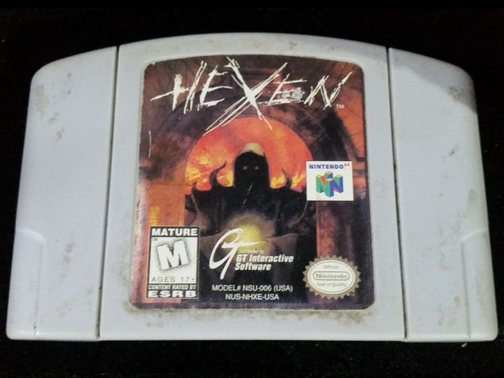 Cartucho Hexen - Nintendo 64 - Paralelo Seminovo