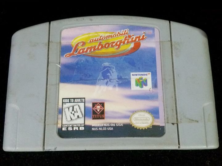 Cartucho Lamborghini - Nintendo 64 - Paralelo Seminovo