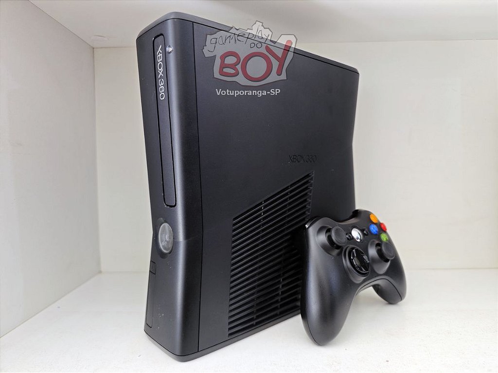 Xbox 360 Slim RGH 3 e LT 3 Com 81 Jogos + 4500 Jogos Retrô