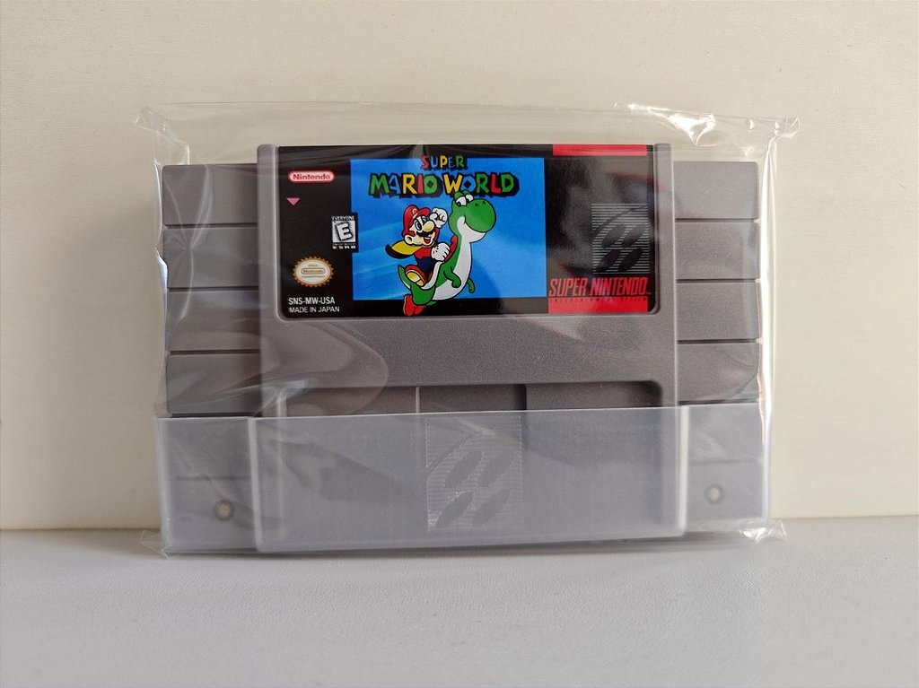 Cartucho Super Mario World Repro - Super Nintendo - Novo