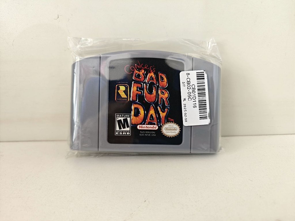 Cartucho Conker's Bad Fur Day Reprô - Novo