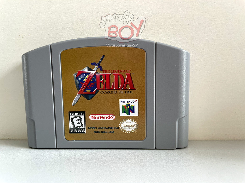 Cartucho Zelda Ocarina Of Time Reprô - Novo