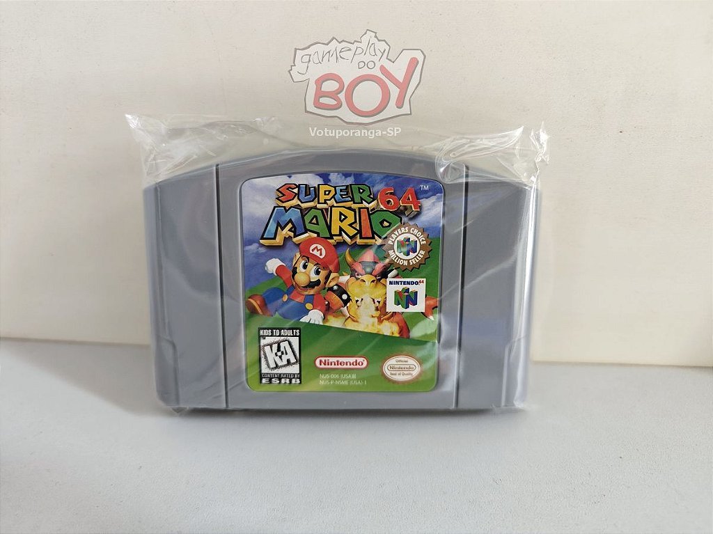 Cartucho Super Mario 64 Reprô - Novo