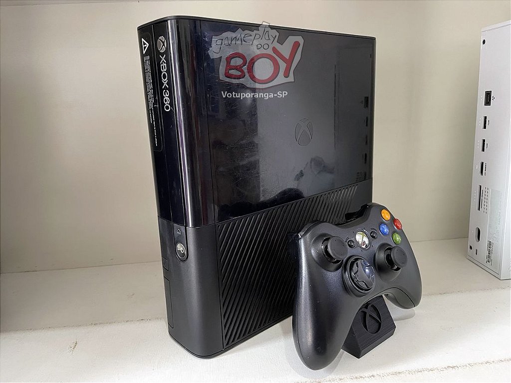 Xbox 360 Super Slim RGH 3 e LT 3 Com 20 a 150 Jogos + 4500 Jogos Retrô