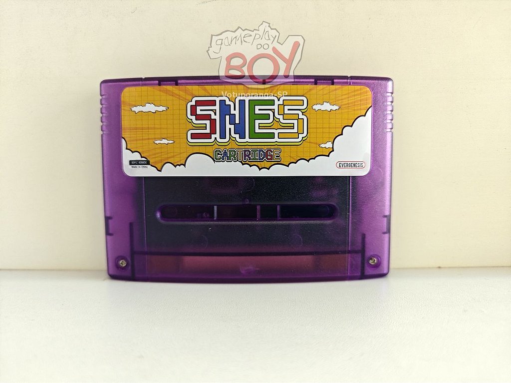 Cartucho Snes Retrô Collection com 2400+ Jogos Super Nintendo