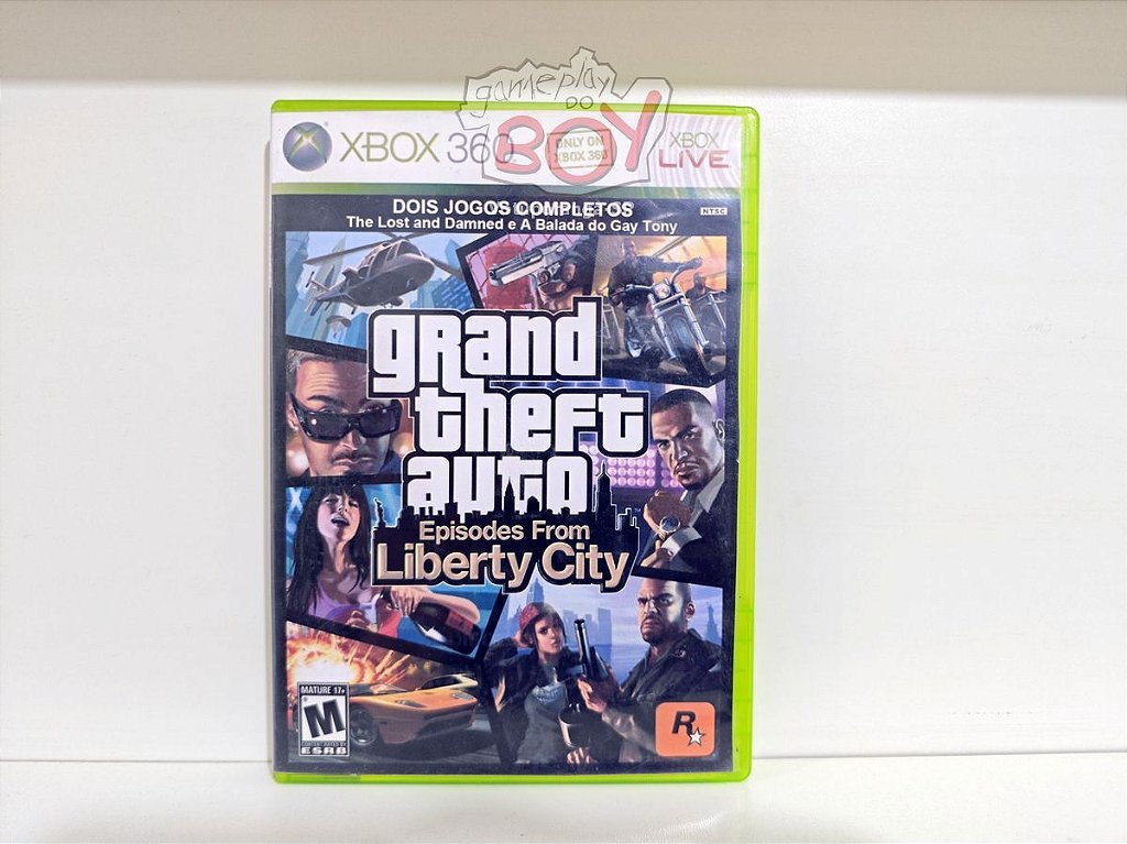 GTA Liberty City Xbox 360 Original - Seminovo