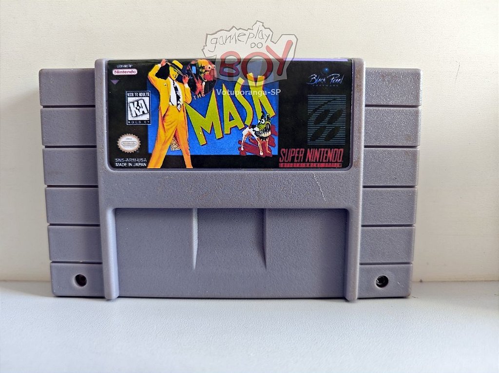 Cartucho The Mask Paralelo - Super Nintendo - Seminovo