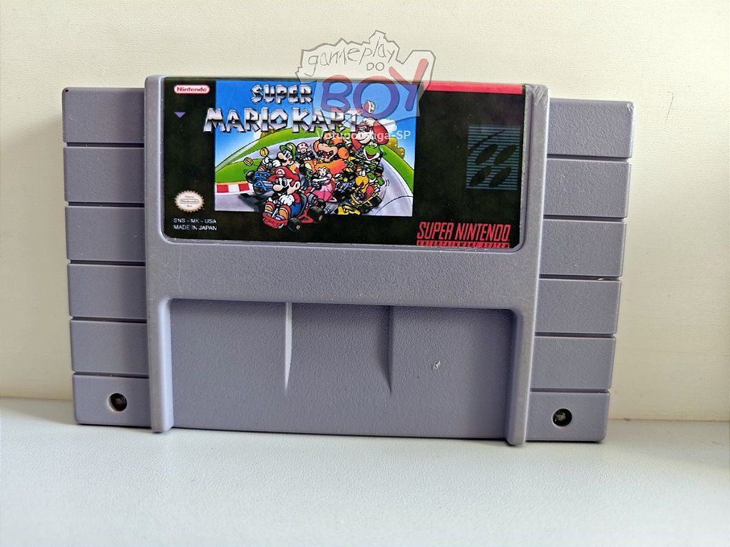 Cartucho Super Mario Kart (U) - Super Nintendo - Seminovo
