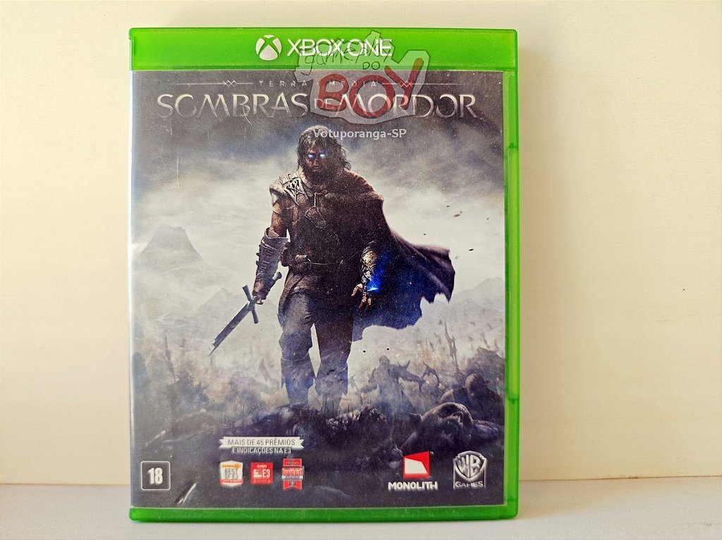 Sombras de Mordor Xbox One Original - Seminovo