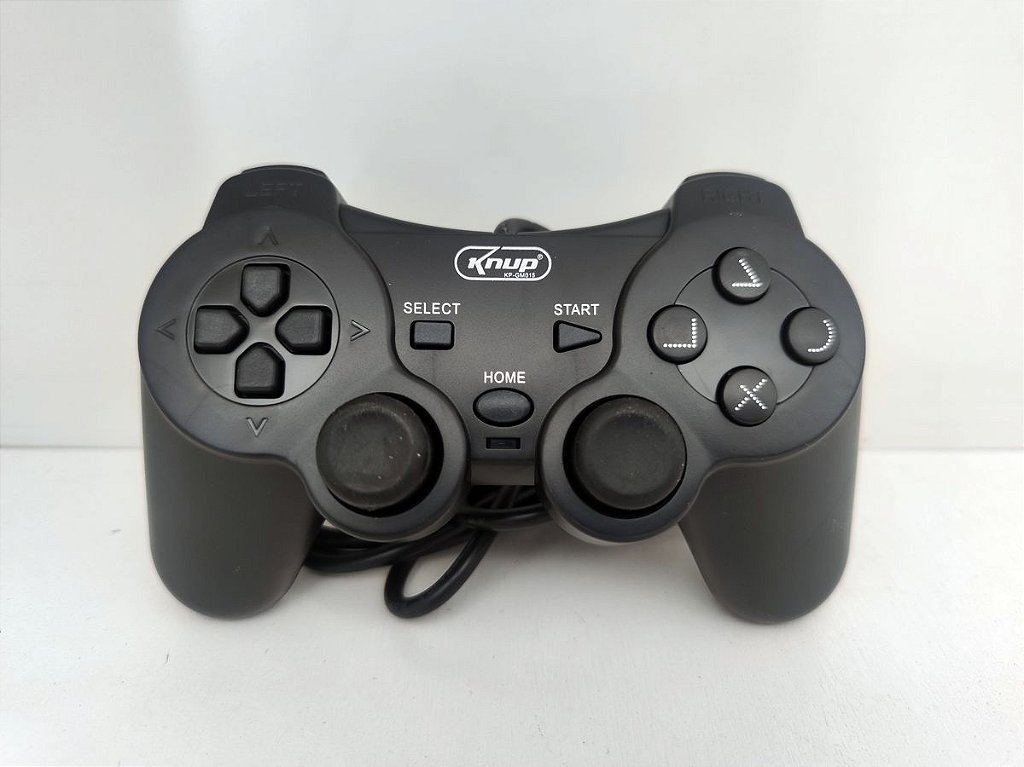 Controle PS2 Marca Knup Com Fio
