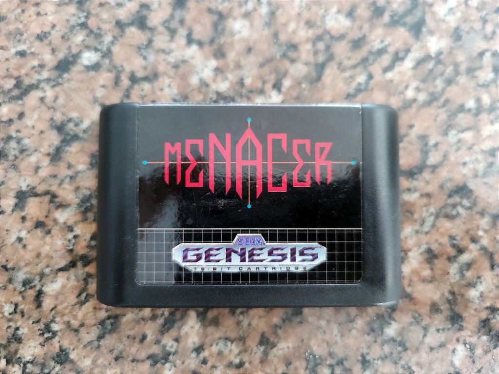 Cartucho Menacer Mega Drive - Seminovo - Original
