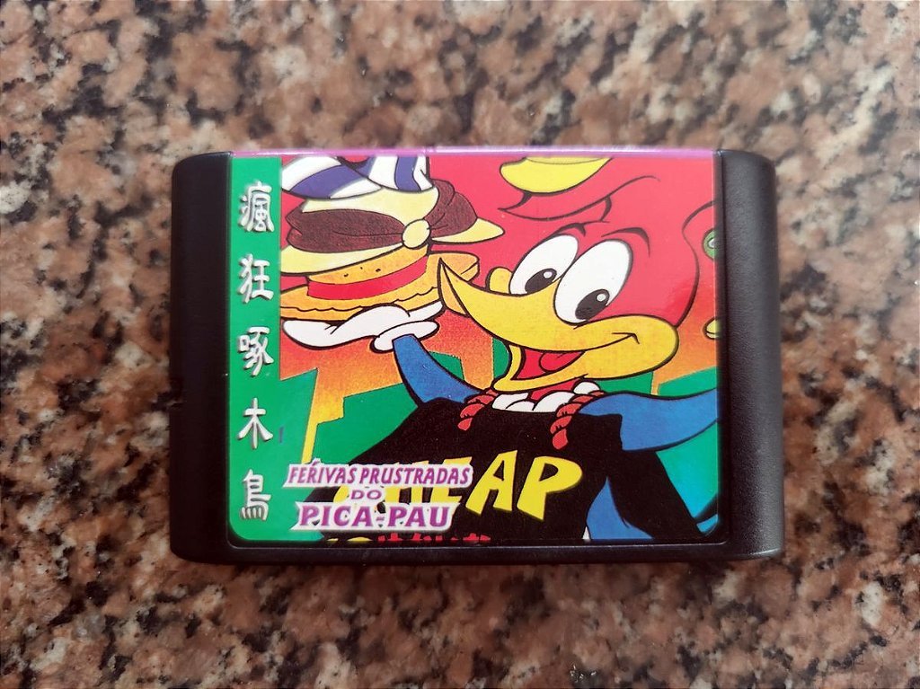 Cartucho Férias Frustadas do Pica Pau Mega Drive - Seminovo - Paralelo