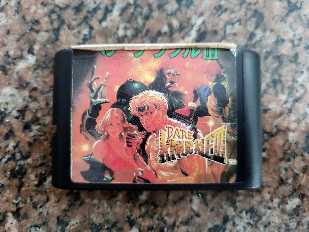 Cartucho Bare Knukle 3 Mega Drive - Seminovo - Paralelo