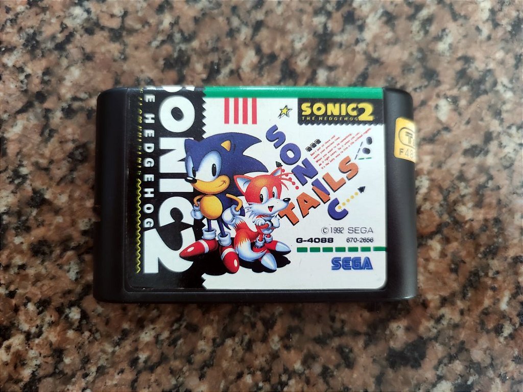 Cartucho Sonic 2 Mega Drive - Seminovo - Paralelo