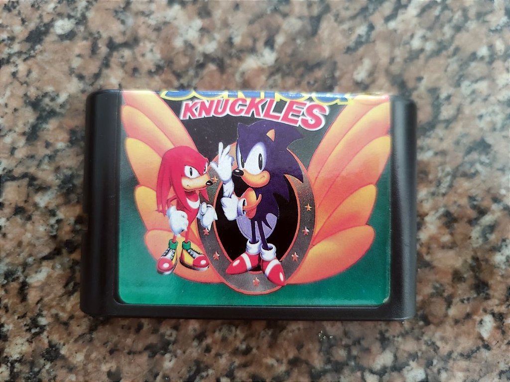 Cartucho Sonic And Knuckles Mega Drive - Seminovo - Paralelo