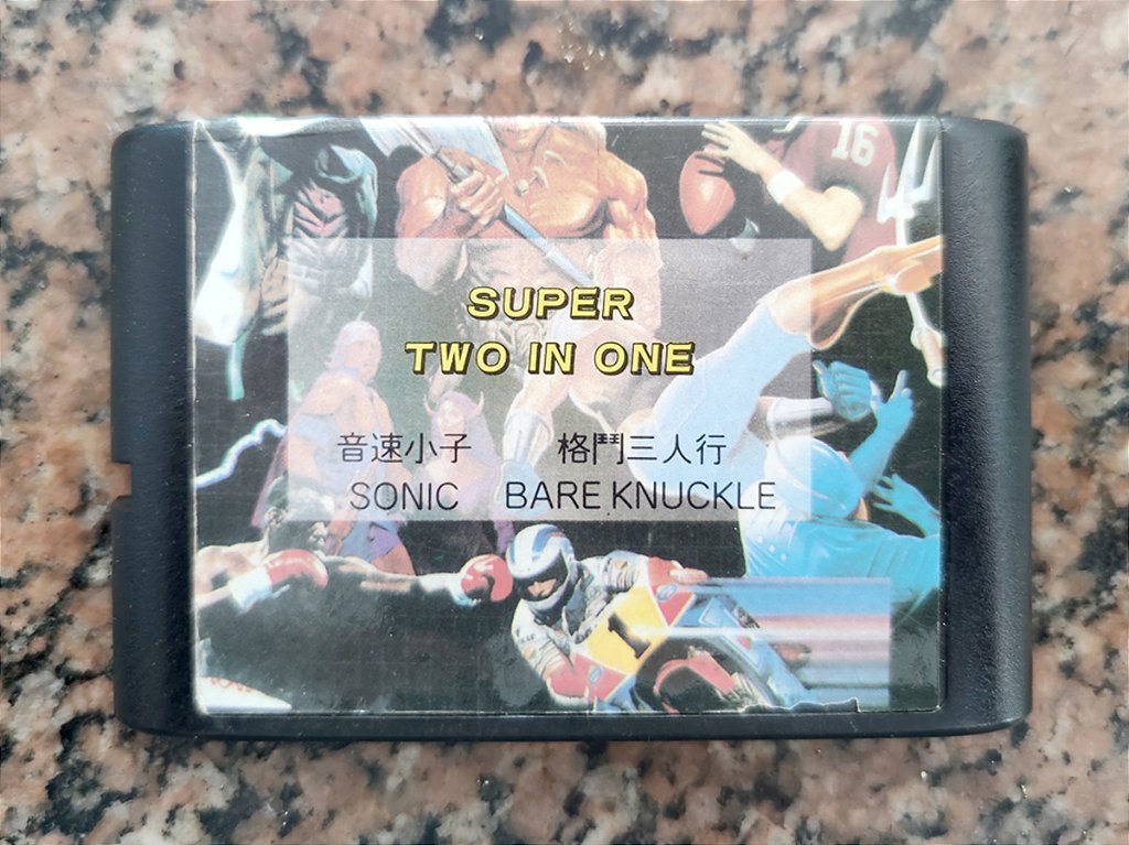 Cartucho 2 in 1 Mega Drive - Seminovo - Paralelo