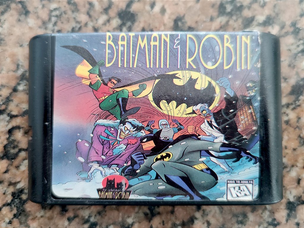 Cartucho Batman & Robin Mega Drive - Seminovo - Paralelo
