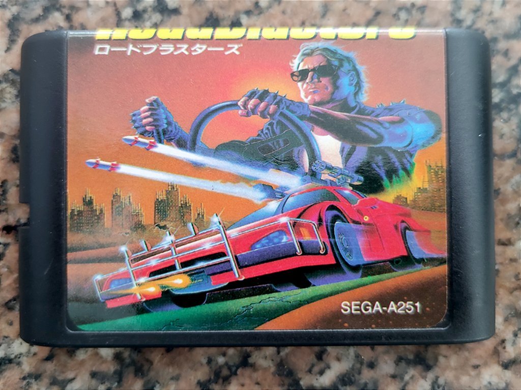 Cartucho Road Blasters Mega Drive - Seminovo - Paralelo